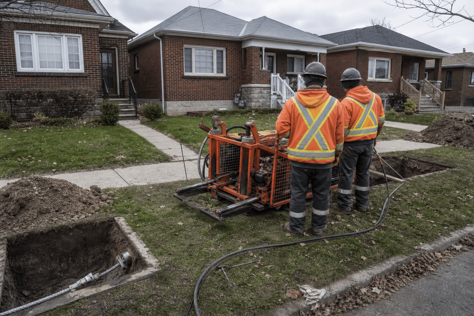 Trenchless Water Line Replacement in Toronto